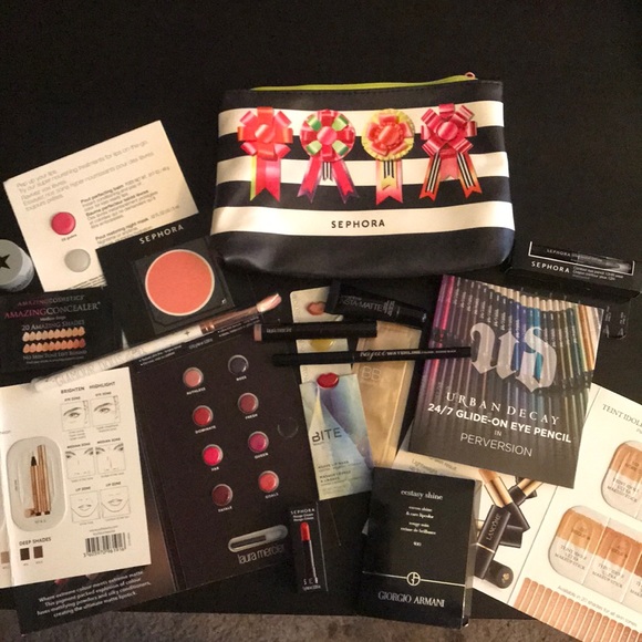 Sephora Other - 💄Sephora travel and sample bundle w/Makeup Bag